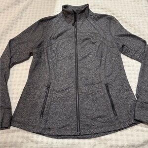 Lululemon Athletica Gray Utility Jacket Lightweight Full-Zip